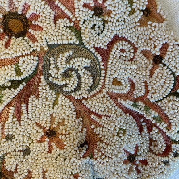 Vintage Beaded Clutch Handbag by Josef in France - Picture 12 of 15